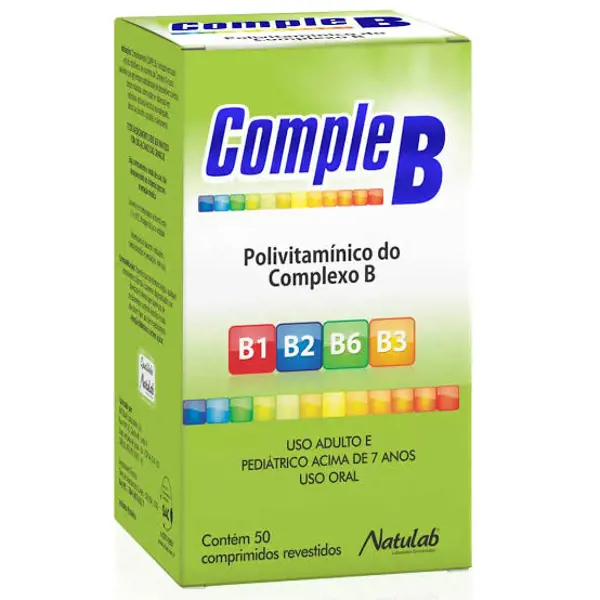 Comple B 50Cpr - Natulab - 7899898602099