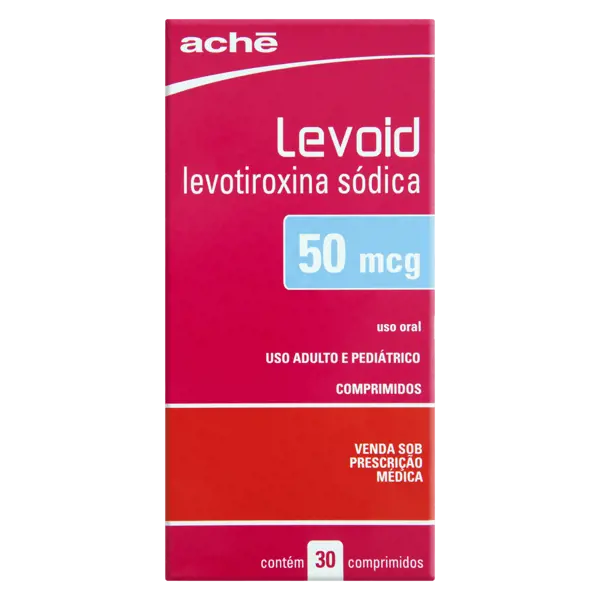 Levoid 50Mg 30Cpr (L) - Ache - 7896658008764