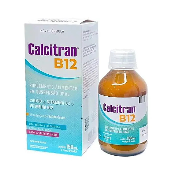 Calcitran B12 150Ml - Divcom - 7898040329761