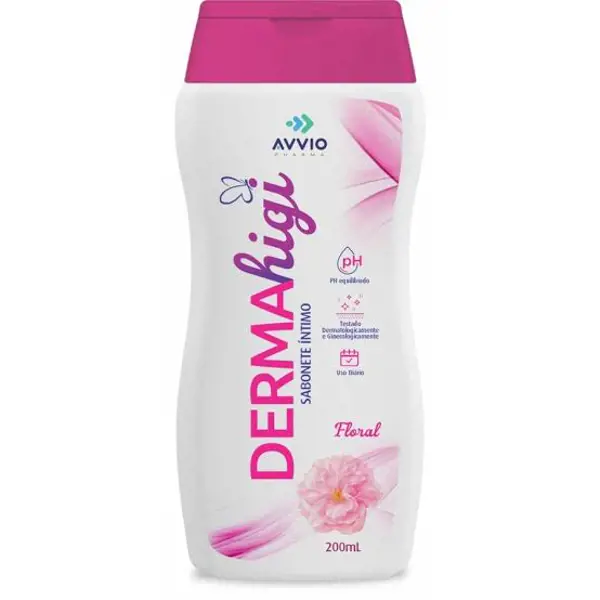 Dermahigi Sab Liq Intimo Floral 200Ml - Avvio Industria - 7898719040577