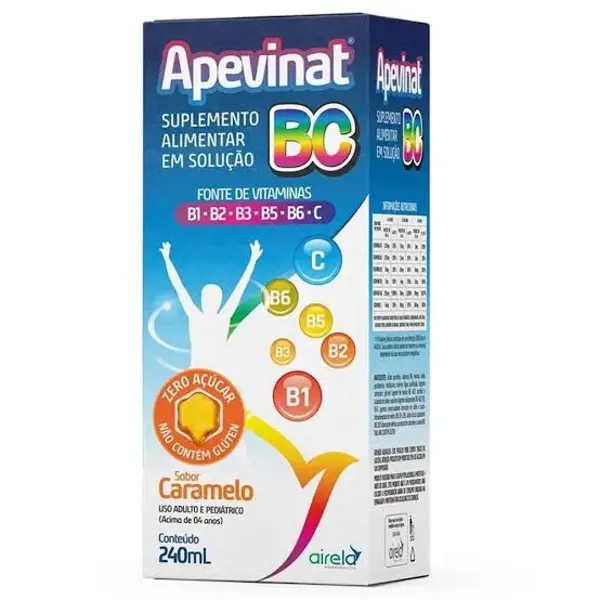 Apevinat Bc Caramelo 240Ml - Airela - 7894164005895