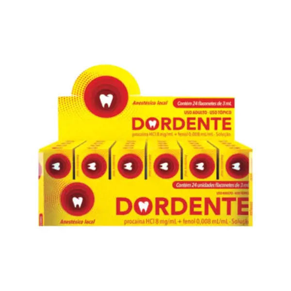 Dordente 24Flac 3Ml - Hearst - 7896888500113