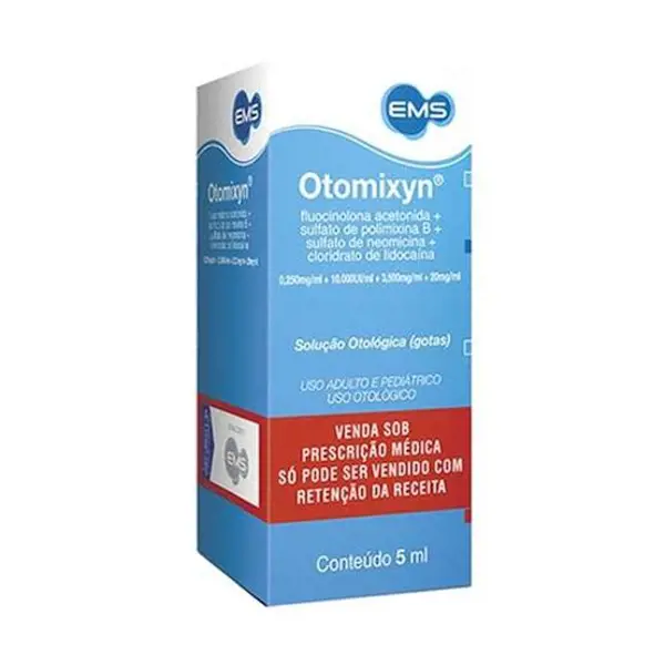 Otomixyn Sol Otol Gts 5Ml (Ac) - Ems Marcas - 7896004707600