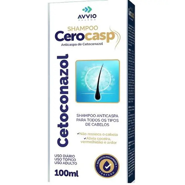 Cerocasp Shampoo Cetoconazol 1% 100Ml - Avvio Industria