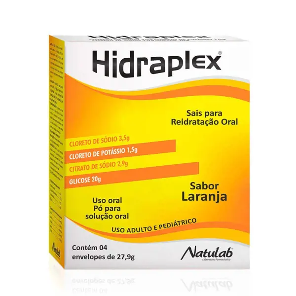 Hidraplex Po Laranja 27,9G 4Env - Natulab - 7898133137372