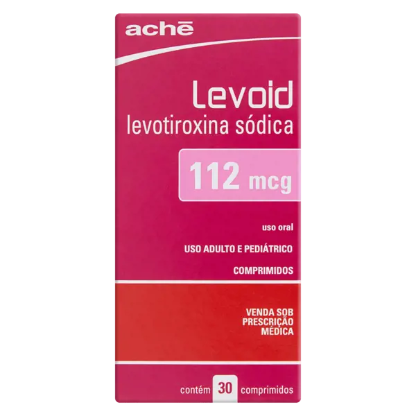 Levoid 112Mcg 30Cpr (L) - Ache - 7896658008849