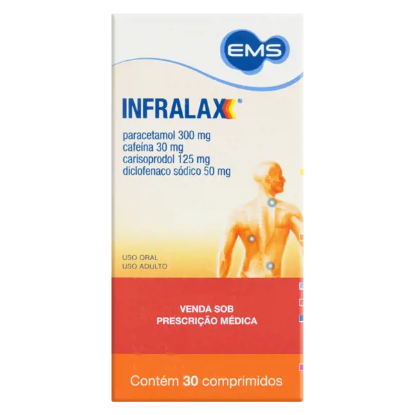 Infralax 300+125+50+30Mg 30Cpr - Ems Marcas - 7896004705682