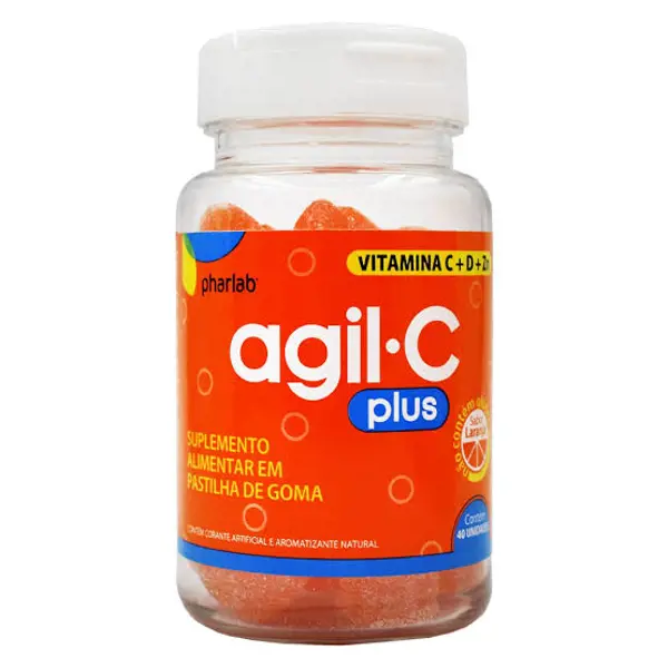 Agil-C Plus Fr 40 Past Gomas - Pharlab