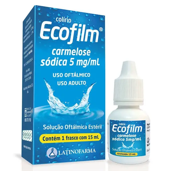 Colirio Ecofilm 5Mg Sol Oft 15Ml - Latinofarma - 7896676433043