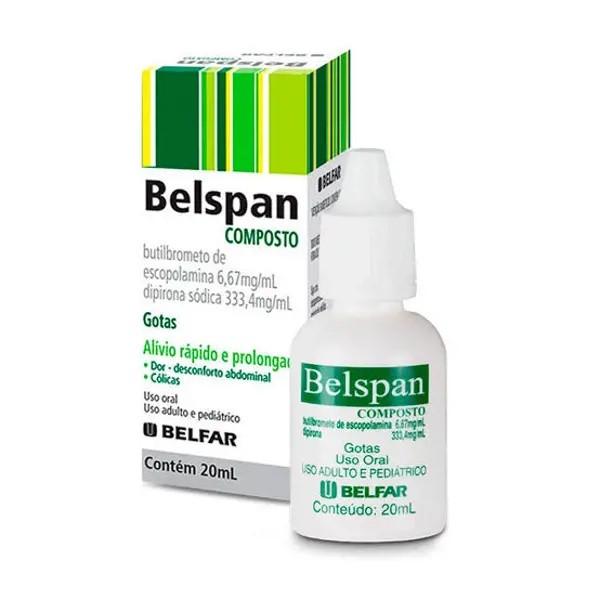 Belspan Composto Gts 20Ml - Belfar - 7897917001380